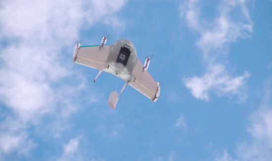 Project Wing曝光。谷歌亞馬遜還有中國的大疆，都在無人機天空持續發力