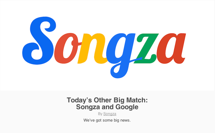 谷歌收購只有550萬活躍用戶的Songza,圖得就是這種“人味兒”?